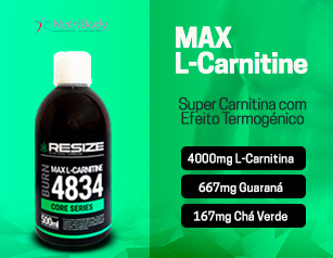SUPER CARNITINA 4834 COM CHÁ VERDE E GUARANÁ - QUEIMAR GORDURA E ENERGIA EXTRA