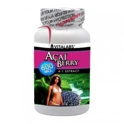Açaí Berry - 60 cápsulas de 600mg (c/nutri-points)
